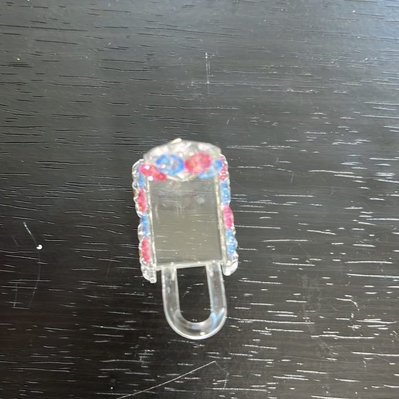 Vintage Iris Arc Crystal Carriage Blue and Pink - Picture 4 of 7